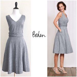 Like New Boden Lois Linen Dress Sz 2